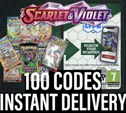 100x Random Booster Codes Pokemon TCG Live Pack-INSTANT DELIVERY - Image 1