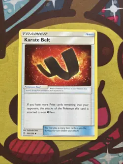 Pokemon Karate Belt 201/236 - SM Unified Minds - Expanded GLC - Excellent - Image 1