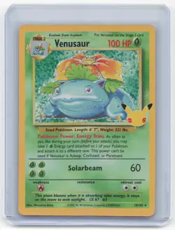 2021 Pokemon Venusaur Celebrations: Classic Collection Rare Holo #15/102 - Image 1