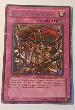Yugioh Royal Oppression LOD-091 Rare Unl Ed HP - Image 1
