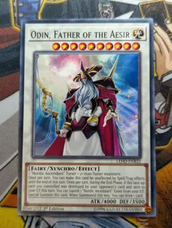 Odin, Father of the Aesir - LEHD-ENB32 - Yu-Gi-Oh Card - Image 1