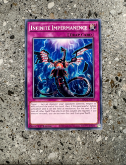 Yugioh TCG Infinite Impermanence L5DD-ENA24 1st Edition NM-M Combined Ship - Image 1