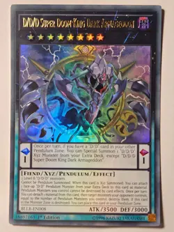 Yugioh - D/D/D Super Doom King Dark Armageddon - Ultra Rare - BLLR-EN008 - Mint - Image 1