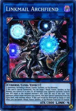 Linkmail Archfiend - RIRA-EN047 - Super Rare - 1st Edition Near Mint Yugioh! Car - Image 1
