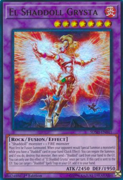 1X NM El Shaddoll Grysta - SDSH-EN041 - Ultra Rare 1st Edition yugioh - Image 1