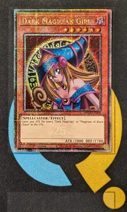 MP24-EN009 Dark Magician Girl Quarter Century Secret Rare 1st Ed YuGiOh - Image 1