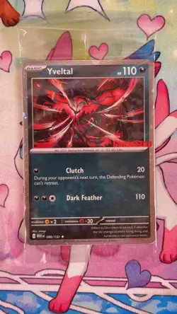 Pokemon TCG Yvetal GameStop Exclusive Promo Card Sealed - Image 1