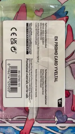 Pokemon TCG Yvetal GameStop Exclusive Promo Card Sealed - Image 2