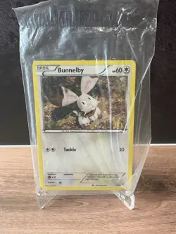 Pokemon Bunnelby McDonalds 2014 Promo Card 10/12 Holo foil McDonald's Sealed - Image 1