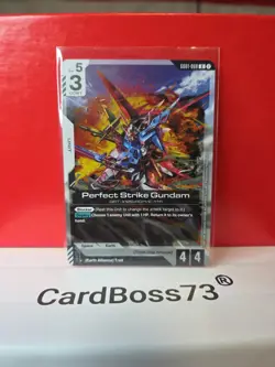 Perfect Strike GundamGundam Card Game . Newtype Rising Rare . GD01-068 - Image 3