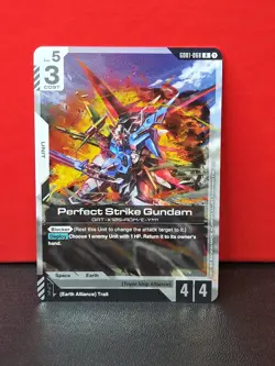 Perfect Strike GundamGundam Card Game . Newtype Rising Rare . GD01-068 - Image 5