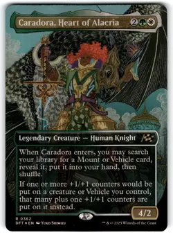 FOIL Caradora, Heart of Alacria (Borderless) #362 Aetherdrift - Image 1