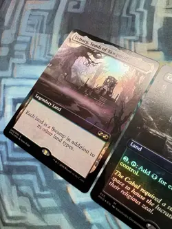 Foil Urborg, Tomb of Yawgmoth UM Box Topper NM & Borderless Cabal Coffers MH2 NM - Image 5