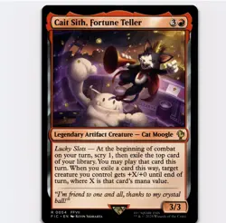 Cait Sith, Fortune Teller R Commander: FINAL FANTASY 54 NM - Image 1