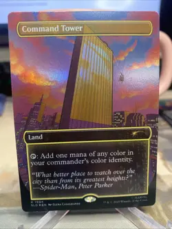 Command Tower (#1994) - Rainbow Foil Extended Art SLD NM MTG - Image 1