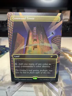 Command Tower (#1989) - Rainbow Foil Extended Art SLD NM MTG - Image 1