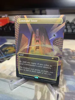 Command Tower (#1989) - Rainbow Foil Extended Art SLD NM MTG - Image 3