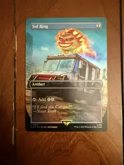 MTG Secret Lair x Twisted Metal Sol Ring Promo RAINBOW FOIL - Image 1