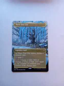 Three Tree City (Borderless) (0340) Bloomburrow Regular - Image 1