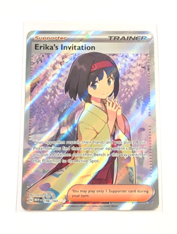 Erika's Invitation 196/165 Ultra Rare Holo NM/M POKEMON TCG S&V 151 MEW ENGLISH - Image 1