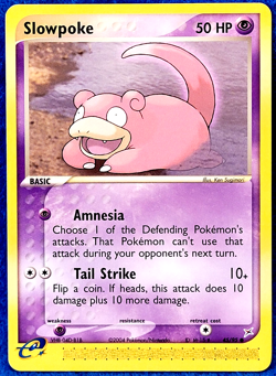 Slowpoke Ex Team Magma vs Team Aqua NM 45/95 Regular Pokemon e-Series Common - Image 1