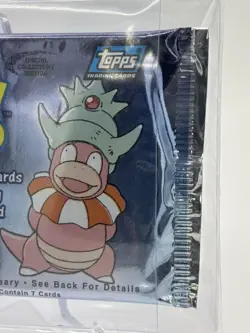 Sealed Pokemon the Movie 2000 Topps Pack Factory sealed Slowking - Image 3