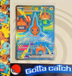Pokemon 2025 Rotom EX 126/094 Phantasmal Flames Special Illustration Rare NM - Image 1