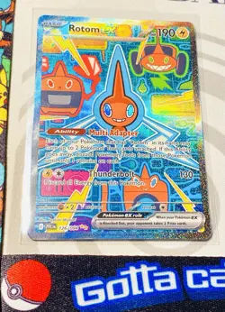 Pokemon 2025 Rotom EX 126/094 Phantasmal Flames Special Illustration Rare NM - Image 2
