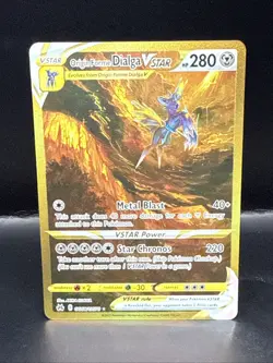 Pokemon TCG Crown Zenith Origin Form Dialga V Star gold GG68/GG70 Alt Art - Image 2