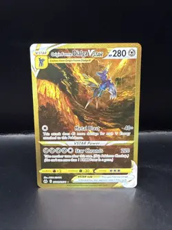 Pokemon TCG Crown Zenith Origin Form Dialga V Star gold GG68/GG70 Alt Art - Image 3