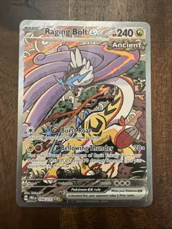 Raging Bolt ex 166/131 Sv: Prismatic Evolutions Holo Pokemon - Image 1