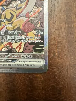 Raging Bolt ex 166/131 Sv: Prismatic Evolutions Holo Pokemon - Image 3