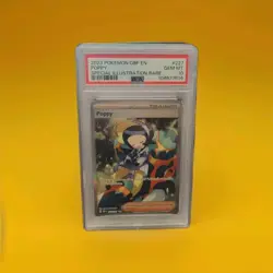Poppy 227/197 Gem Mint PSA 10 - Obsidian Flames - Pokemon TCG Illustration Rare - Image 1