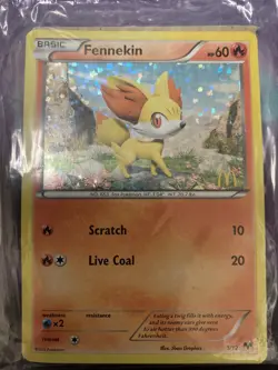 Fennekin Holo McDonalds Promo 3/12 NM Promo Pokemon Sealed *CCGHouse* - Image 3