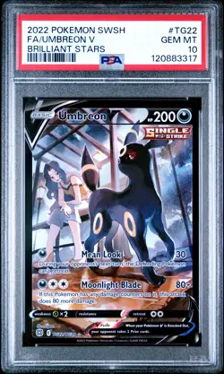 Umbreon V #TG22 - Brilliant Stars - PSA 10 - Pokemon TCG - Image 1