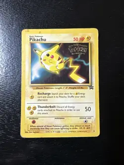 Pokemon Pikachu black star promo 4 WB Movie! 1999! - Image 1