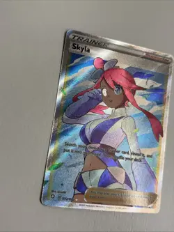 Pokemon TCG Skyla 72/72 Shining Fates Full Art Ultra Rare Trainer - Image 2
