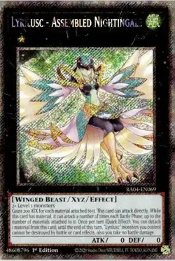 1x Lyrilusc - Assembled Nightingale (Pl NM Eng YuGiOh - Quarter Century Stampede - Image 1