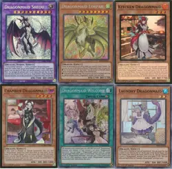 Yugioh Complete Dragonmaid Deck! House Sheou Chamber Kitchen Nur **HOT** + Bonus - Image 1