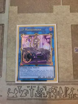 YUGIOH I:P MASQUERENA MGED-EN035 GOLD 1ST ED NM ALT ART - Image 1