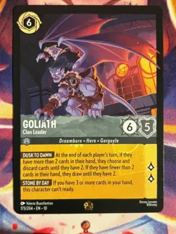 Goliath Clan Leader 173/204 Legendary Disney Lorcana Whispers Well Card - Image 1