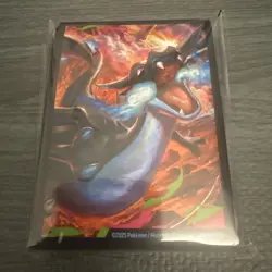 🔥Lot of (2) - Pokemon Charizard Card Sleeves: Phantasmal Flames & UPC 🔥 - Image 2