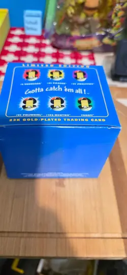 1999 Burger King Pokemon 23K Gold Plated Card Togepi Pokeball NIB Sealed [190] - Image 2