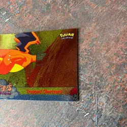 Trapped Charizard Textured Holo #51 Pikachu's Vacation Topps Pokemon Card 1999 - Image 3