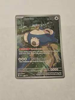 Pokemon Snorlax 151 Scarlet and Violet Promo Holo Card 051 NM - Image 1