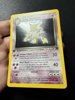 Dark Alakazam 1/82 1st Edition Holo 1999-2000 Team Rocket Pokemon Card NM - Image 2