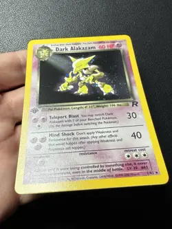 Dark Alakazam 1/82 1st Edition Holo 1999-2000 Team Rocket Pokemon Card NM - Image 5