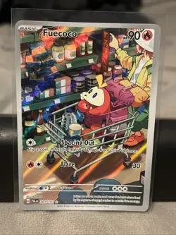 Pokemon TCG Fuecoco Scarlet & Violet Paldea Evolved Holo Card 201/193 - Image 1