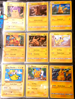 Pikachu SM227 Sm Holo Official Pokemon TCG 9 card pikachu lot - Image 1