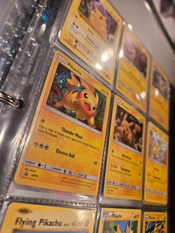 Pikachu SM227 Sm Holo Official Pokemon TCG 9 card pikachu lot - Image 5